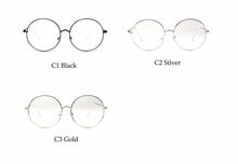 Load image into Gallery viewer, Oversized Round Glasses Women Men Metal Large Big Circle Glasses Optical Frame Round Eyeglasses Frame Fashion Spectacles Eyewear