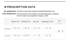 MERRYS Prescription Series 1.56 1.61 1.67 1.74 CR-39 Resin Aspheric Glasses Lenses Myopia Hyperopia Presbyopia Optical Lens