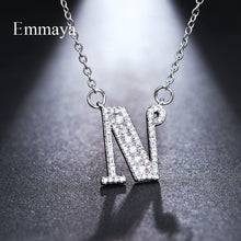Load image into Gallery viewer, Emmaya Letters Chain Pendants Necklaces Women&#39;s Zircon Hip Hop Jewelry With Gold Tennis Chain Party Wedding Gift