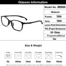 Load image into Gallery viewer, Gmei Optical Urltra-Light TR90 Full Rim Eyewear Optical Eyeglasses Frame With Hangers Plastic Myopia Presbyopia Spectacles M6066