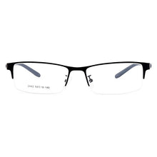 Load image into Gallery viewer, Gmei Optical Men Titanium Alloy Eyeglasses Frame for Men Eyewear Flexible Temples Legs IP Electroplating Alloy Spectacles Y2442