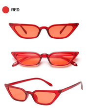 Load image into Gallery viewer, Cat Eye Sunglasses Women Luxury Brand Designer Vintage Transparent Sun Glasses Female Retro Red Black Eyewear Shades