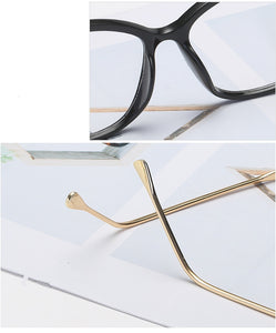 Oulylan Transparent Glasses Cat Eye Glasses Frames for Women Men Clear Optical Eyeglasses Computer Eyewear