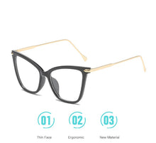 Load image into Gallery viewer, Oulylan Transparent Glasses Cat Eye Glasses Frames for Women Men Clear Optical Eyeglasses Computer Eyewear