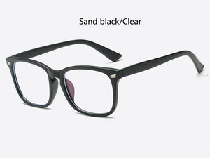 Sexy Purple Spectacle Frame Square Glasses Frame Clear Lens Myopia Nerd Black Sunglasses Fake Designer Eyeglasses Frames Women