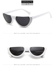 Load image into Gallery viewer, Fashion Cat Eye Style Half Rimless Frame Sunglasses Women Brand Design Gradient Sun Glasses Oculos De Sol