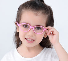 Carica l&#39;immagine nel visualizzatore di Gallery, Ralferty Ottica Occhiali Telaio Bambini Bambino Infrangibile TR90 Gel di silice Occhiali da vista con cordino Occhiali miopia Montature per occhiali K304 