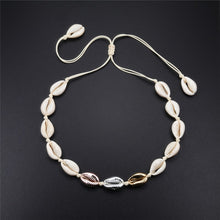 Load image into Gallery viewer, New Boho Shells Neckalce Women Summer Beach Conch Shell Choker Black White Rope Collar Chain Natural Seashell Necklaces Jewelry