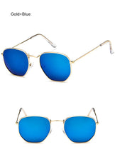 Load image into Gallery viewer, Polygonal Sunglasses Women Glasses Lady Luxury Retro Metal Sun Glasses Female Vintage Mirror Oculos De Sol Feminino UV400