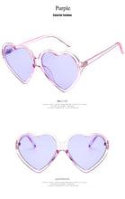 Load image into Gallery viewer, Love Heart Sunglasses Women 2022 Fashion cute sexy retro Cat Eye Vintage cheap Sun Glasses red purple tea UV400 Lens female