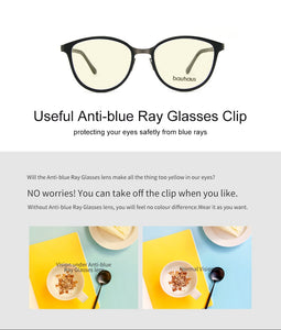 clip on Cat Eye Eyewear Frames Women frame  3in1 memory core inside Polarized Magnet Clip sunglasses  women magnet frame Myopia