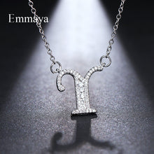 Load image into Gallery viewer, Emmaya Letters Chain Pendants Necklaces Women&#39;s Zircon Hip Hop Jewelry With Gold Tennis Chain Party Wedding Gift
