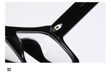 Load image into Gallery viewer, Acetate Square Glasses Frame Men Retro Metal Optical Eyewear Women Eyeglasses Frame Clear UV400 Brand Designer oculos
