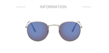 Carica l'immagine nel visualizzatore di Gallery, New Classic Round Sunglasses Women/Men Small Vintage Retro Sun Glasses Female Ladies Driving Metal Eyewear Oculos De Sol