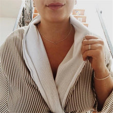 Load image into Gallery viewer, 9 Style Gold Color Key Circle Necklace For Women Minimalist Infinity Pendant Necklaces Valentine's Day Gift Necklace With Card