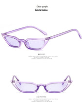 Load image into Gallery viewer, 2022 New Women Cateye Vintage Red Sunglasses Brand Designer Retro Points Sun Glasses superstar Female Lady Eyeglass Cat Eye