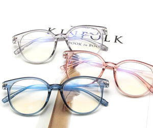 Cute Clear/Transparent/Fake Glasses Frame No Dioptric New Round Eyeglasses Women Fashion Round Eye Glasses Frame For Female