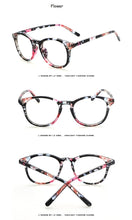 Load image into Gallery viewer, Spectacle Classic Women Round Eyeglasses Frame Brand Designer Men Nail Decoration Optical Glasses Reading Glasses