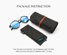 Load image into Gallery viewer, Bauhaus Brand Classic Clip On Sunglasses Men Women Magnet Eyewear Glasses Frames ultem Optical Glasses Frame
