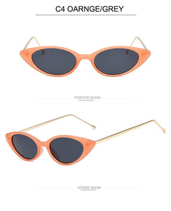 Occhiali da sole Cat Eye da donna Occhiali da sole da donna di marca Designer Fashion Occhiali da sole con montatura piccola per tendenza femminile Glasees UV400 O5 