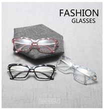 Load image into Gallery viewer, Women Fashion Diamond style frame Square Glasses Frames Optical Computer Glasses