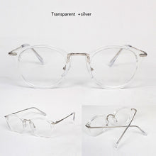 Load image into Gallery viewer, Women Anti Blue Glasses Frame Men Eyeglasses Frame Vintage Round Clear Lens Glasses Optical Spectacle Frame