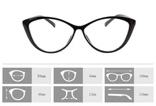 Carica l&#39;immagine nel visualizzatore di Gallery, Retro Hot Selling  TR90 optical frames myopic eyeglasses women,lady  full rim optical glasses multi color free shipping 5865