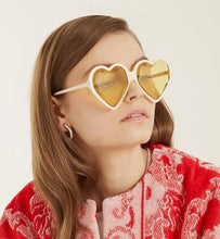 Load image into Gallery viewer, Love Heart Sunglasses Women 2022 Fashion cute sexy retro Cat Eye Vintage cheap Sun Glasses red purple tea UV400 Lens female