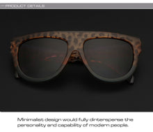Load image into Gallery viewer, Flat Top Oversized Women Sunglasses Retro Shield Shape Luxy Brand Design Big Frame Rivet Shades Sunglasses Women UV400 Eyewear