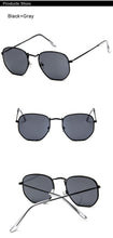 Load image into Gallery viewer, Polygonal Sunglasses Women Glasses Lady Luxury Retro Metal Sun Glasses Female Vintage Mirror Oculos De Sol Feminino UV400