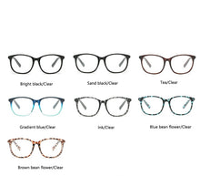 Carica l&#39;immagine nel visualizzatore di Gallery, Retro Glasses Transparent Square Optical EyeGlasses Frames Women Brand Designer Clear Fashion Fake Glasses Large Frames Eyewear