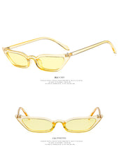 Carica l'immagine nel visualizzatore di Gallery, Small Cat Eye Sunglasses Tint Candy Colorful Female Eyewear Sun Glasses Fashion Lunettes Gafas De Sol UV400