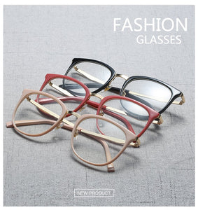 Spectacle Frame Women Eyeglasses Computer Prescription Myopia Optical For Female Eyewear Clear Lens Acetate Glasses Frame RS463