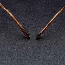 Load image into Gallery viewer, Gmei Optical Alloy Women Golden Rimless Glasses Frame Z2872 With Cat Style Diamond Trimming Cut Gradient Pink Tinted Plano Lens