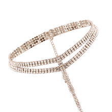 Load image into Gallery viewer, 2020 Rhinestone Choker Necklace Crystal Gem Luxury Collar Chain Necklaces Set Chunky Y Necklace Women Neck jewelry Accessories