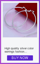 Carica l&#39;immagine nel visualizzatore di Gallery, collana color argento gioielli donna moda matrimonio Croce cristallo CZ Collana pendente in pietra zircone regalo di Natale n296 