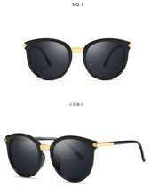 Carica l'immagine nel visualizzatore di Gallery, DCM occhiali da sole vintage rotondi donna uomo moda occhiali da sole a specchio tonalità femminili occhiali retrò Oculos De Sol UV400 