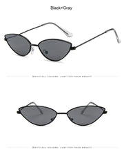 Load image into Gallery viewer, Cute Sexy Cat Eye Sunglasses Women Retro Small Black Red Pink Cateye Sun Glasses Female Vintage Shades For Women