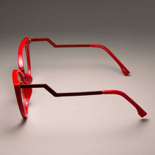Carica l&#39;immagine nel visualizzatore di Gallery, Anti-blue Light Optical Sexy Red Cat Eye Glasses Frames Women Glasses Fashion EyeGlasses