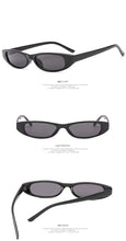 Load image into Gallery viewer, Vintage Rectangle Sunglasses Women Cat Eye Designer Ladies Small Frame Black Red Sun Glasses UV400