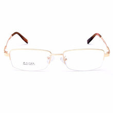 Carica l&#39;immagine nel visualizzatore di Gallery, Gmei Optical S8207 Alloy Metal Semi-Rimless Eyeglasses Frame for Men Prescription Optical Eyewear Glasses