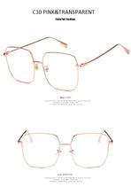 Load image into Gallery viewer, Luxury Women Square Eyeglasses Vintage Glasses Optical Frame Gold Metal Unisex Spectacles Clear Lens Glasses Blue Light Glasses