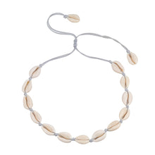 Load image into Gallery viewer, New Boho Shells Neckalce Women Summer Beach Conch Shell Choker Black White Rope Collar Chain Natural Seashell Necklaces Jewelry