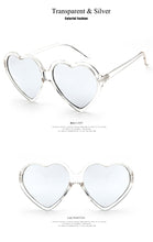 Load image into Gallery viewer, Love Heart Sunglasses Women 2022 Fashion cute sexy retro Cat Eye Vintage cheap Sun Glasses red purple tea UV400 Lens female