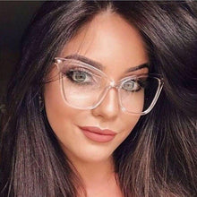 Carica l&#39;immagine nel visualizzatore di Gallery, Lady Cat Eye Glasses Frames For Women Sexy Oversized Metal Frame Designer Optical EyeGlasses Eyewear