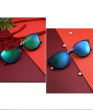 Load image into Gallery viewer, clip on Cat Eye Eyewear Frames Women frame  3in1 memory core inside Polarized Magnet Clip sunglasses  women magnet frame Myopia