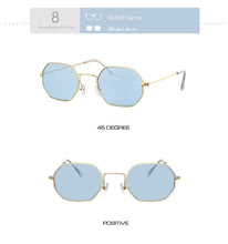 Load image into Gallery viewer, Hexagon Yellow Sunglasses Women Retro Brand Designer Classic Sun Glasses For womenLuxury Ladies Sunglasses Mirror Female Oculos