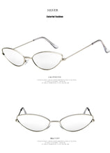 Load image into Gallery viewer, 2022 Sunglasses Women Luxury Cat eye Brand Design Metal Frame New Gold red Vintage Cateye Fashion sun glasses lady Eyewear