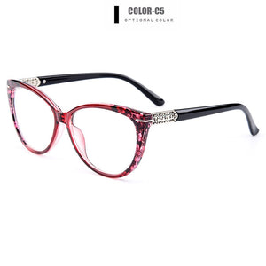 Gmei Optical Urltra-Light TR90 Cat Eye Style Women Optical Glasses Frames Optic Glasses Frame For Women Myopia Spectacles M1697