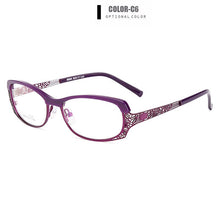 Load image into Gallery viewer, Gmei Optical Women Oval Ultralight TR90 &amp; Alloy Full Rim Optical Glasses Frames For Myopia and Presbyopia Spectacles M064
